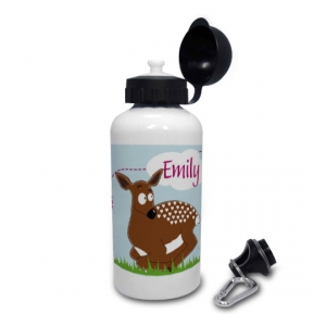 Personalisierte Flasche Bambi - Serie Glücksland