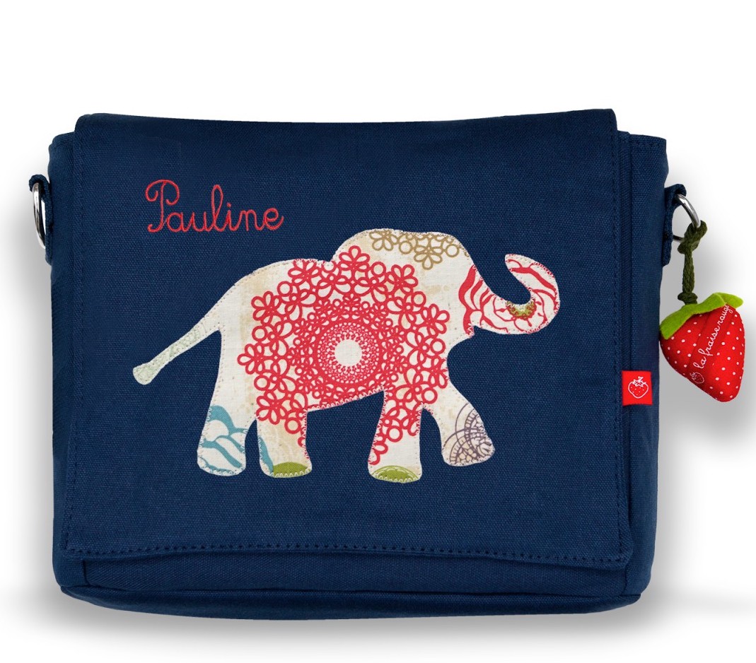 Kindergartentasche Elefant Indinen mit Namen