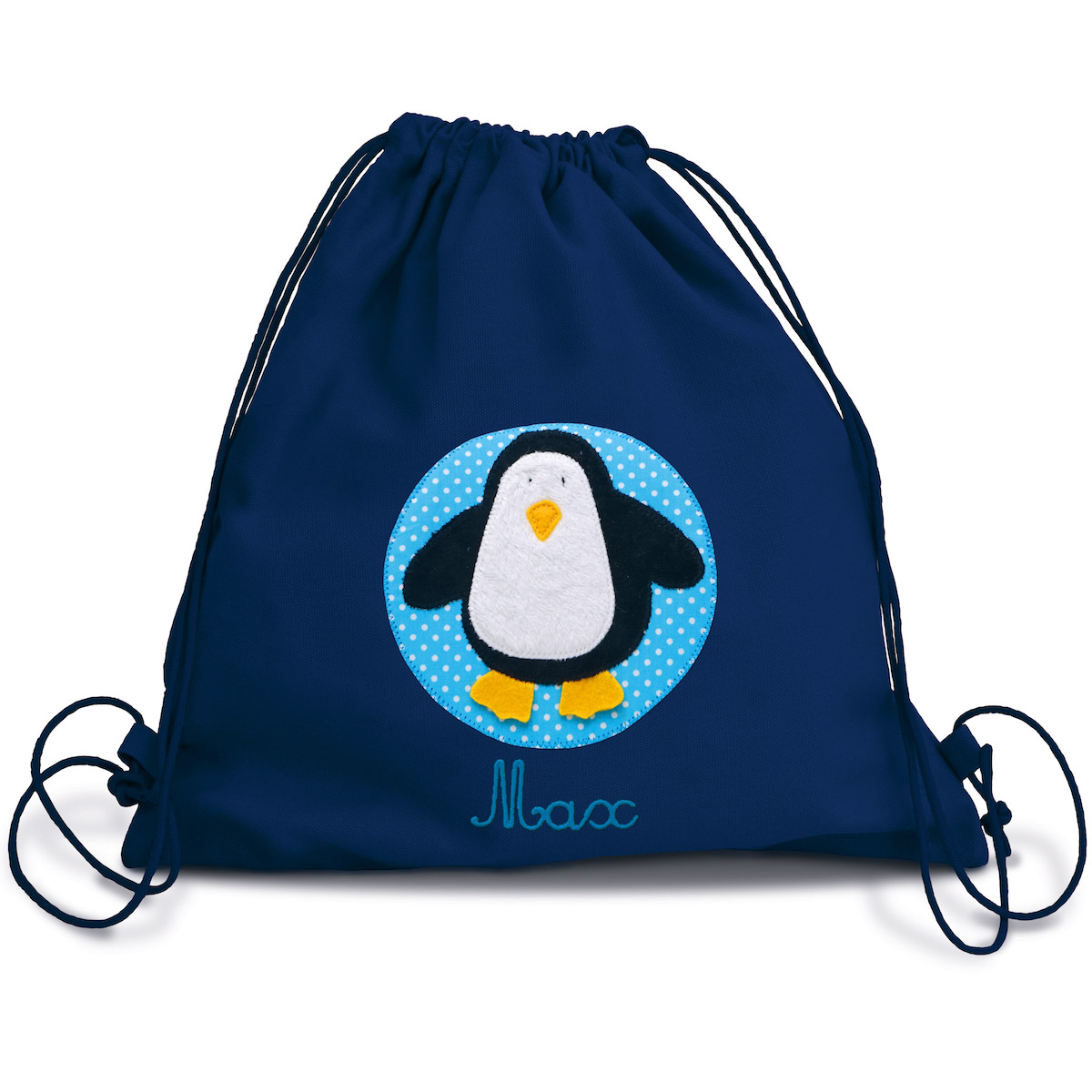 Turnbeutel Pinguin - personalisierbar