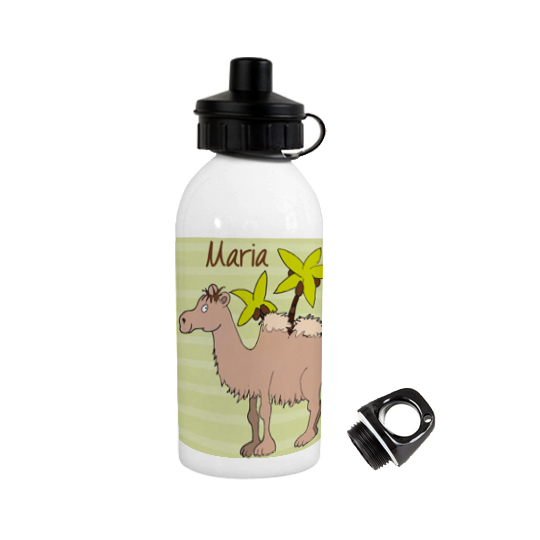 Trinkflasche Kamel Maria grün - Serie Afrika
