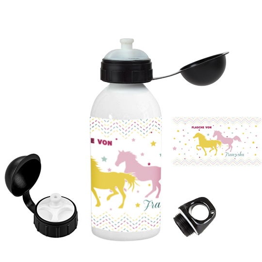 Trinkflasche Pferde personalisieren