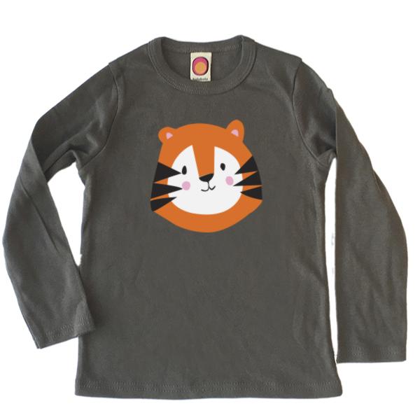 Tiger - Shirt mit Namen personalisiert von HOLUBOLU | Namensshirt