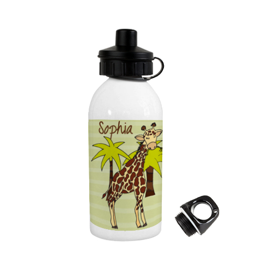 Trinkflasche Giraffe Sofia grün - Serie Afrika