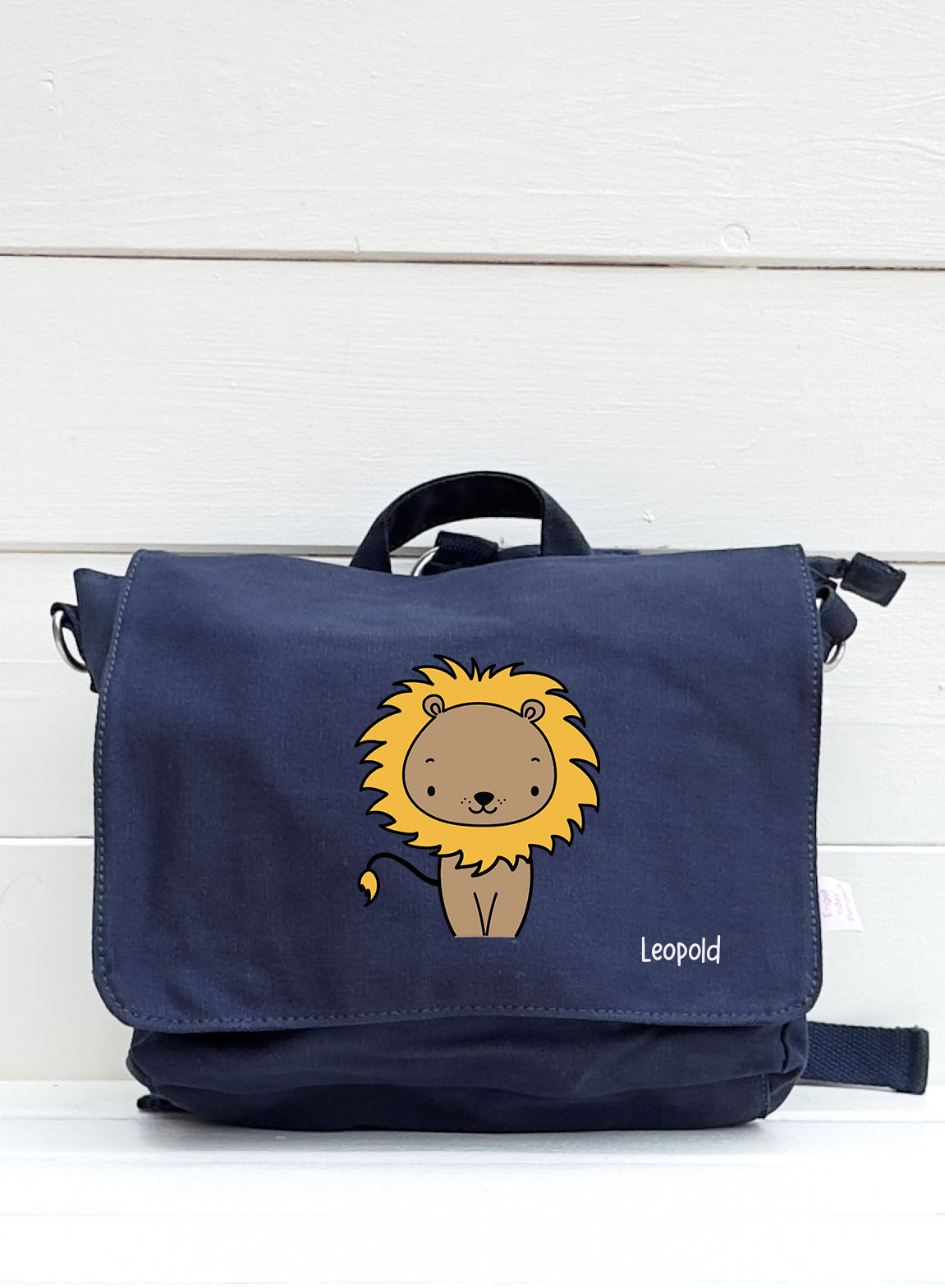 Kindergartenrucksack Tasche Löwe - mit Namen