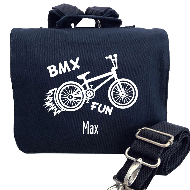 Kindergartentasche Junge BMX - personalisierbar
