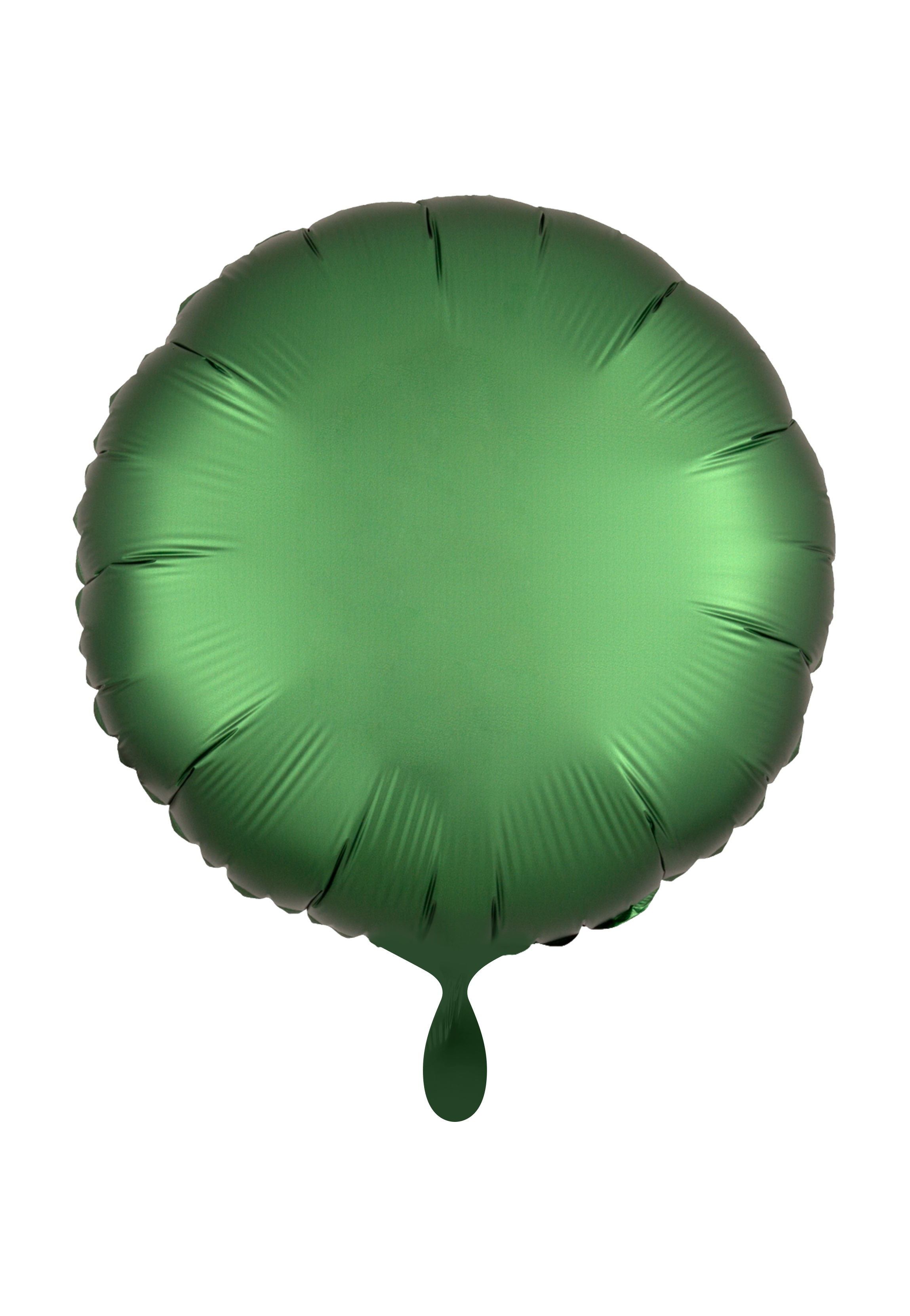 Luftballon Rund grün - personalisiert Folienballon