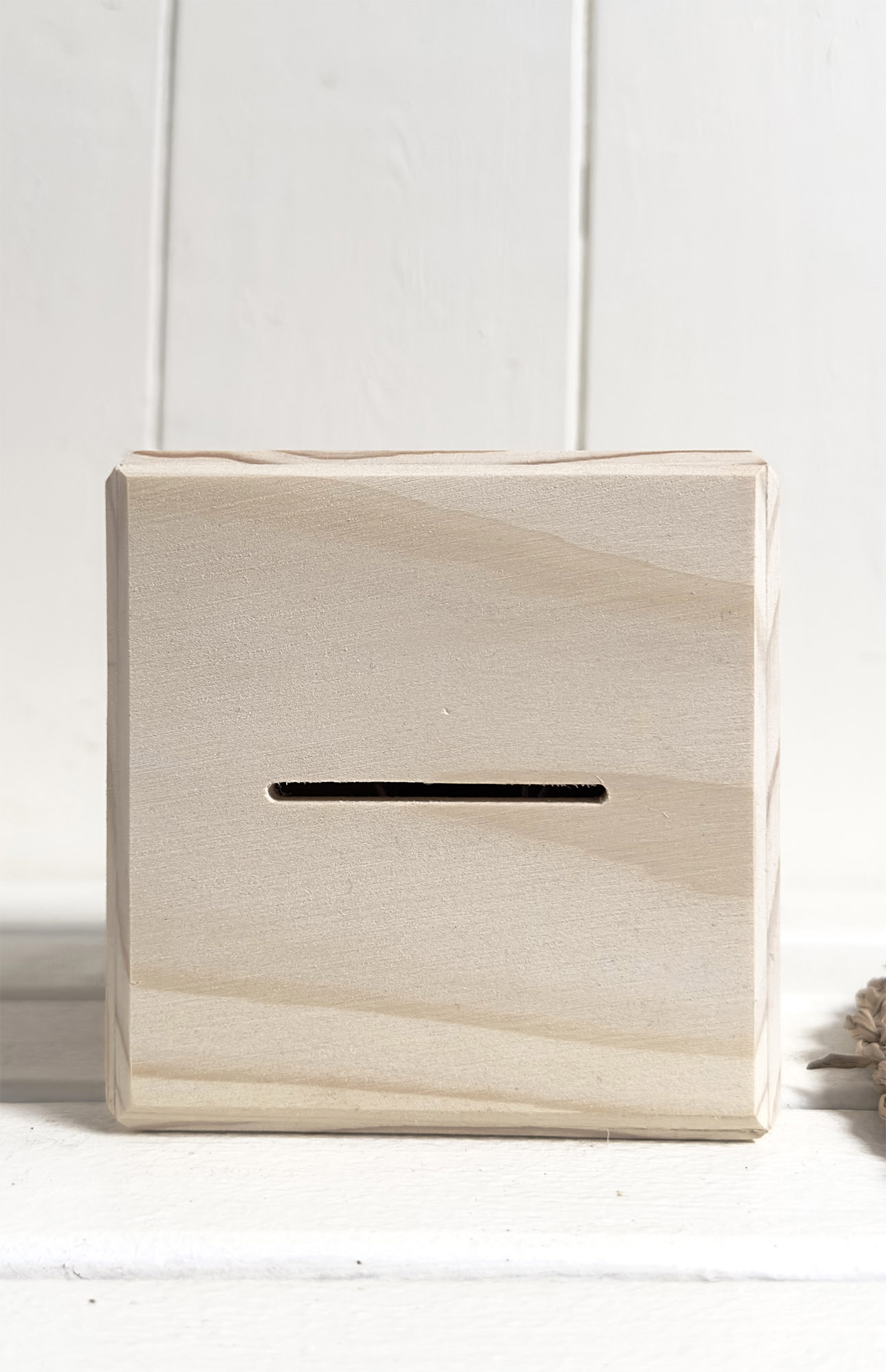 Spardose Holz personalisiert - Waschbär